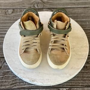 Kids BUSCEMI Camo 100MM High Top Sneakers Hype Lux